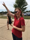 Jill during the Solar Eclipse in 2017.